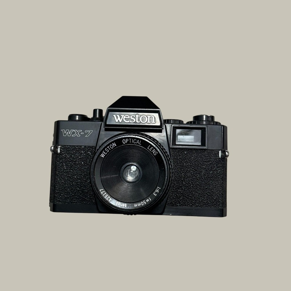 Vintage Weston WX-7 35mm Film Camera 50mm f/6.3 w/ Zip Case Untested